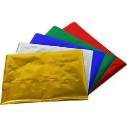 Rainbow Foil Paper A4 Assorted Colours Pack of 10_2